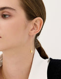 Champagne Moon Dew Drop Silver Darling Earrings