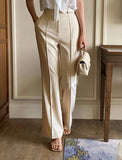 Calling High Waist Slim Bootcut Slacks