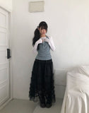 Ramu Tiered Long Skirt