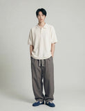 Hinge One Tuck Curved Pants
