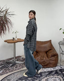 Miru Overfit Check Shirt