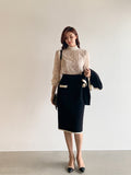 Ruidel Lace See Through Blouse