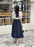 Rapel Frill Puff Short Sleeve Blouse