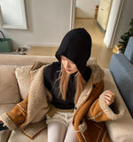 REVERSIBLE DUMBLE HOOD MUSTANG