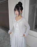 Muta Openwork Bolero Cardigan