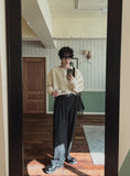 Rogers round emboss cardigan