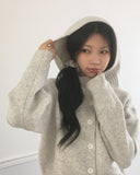 Photon Avanfit High Neck Button Hooded Cardigan