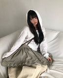 Mora Off-Shoulder Hood Sweatshirt