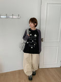 Stelline Star Color Matching Raglan Long Sleeve Tee