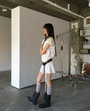 Yukia Rose Vintage Snap Leather Belt