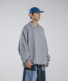 [AG] Wing Collar Incision Sweat Shirt