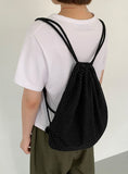 [BAONHAUS] Repetz Cotton Dot String Backpack