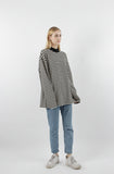 Longsleeve Heavy Overfit Stripe Half Turtleneck