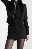 Hidden Cotton Cargo Skirt