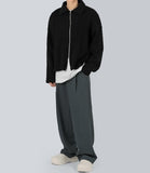 Ripple Knit Zipup