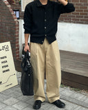 Serif Cable Collar Cardigan