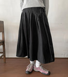 Beden pleated nylon wrap skirt