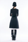 Daphne strap pleats skirt