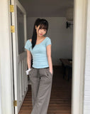 Daron Vintage Washed Low Bootcut Pants