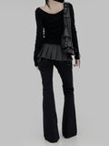 Dema Pleated Wrap Skirt
