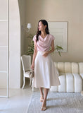 Lepia flared long skirt