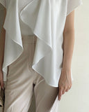 Blond Shawl Collar Open Cardigan Jacket