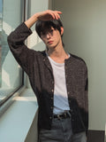Nova Crop Heathered Round Cardigan