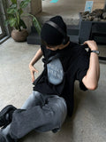Spray painting short sleeve tee