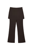 Ruffie Skirt Brushed Trousers