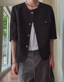 Deero Tweed Half Jacket