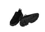 Suede Unbalance Platform Sole Boots