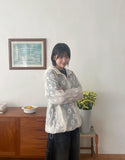 Langes Flower See-Through Summer Hood Zip Up