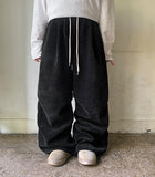 [unisex] Hatimo Banding String Jacquard Balloon Pants
