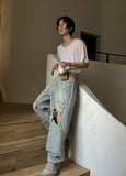 Hand Vintage Wide Denim