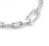 [Premium Plating] Name AB(W) Bold Chain Bracelet