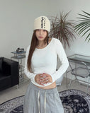 Dian Modal U-Neck Long Sleeve Tee