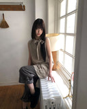Mekun Roll-up Wide Cotton Pants