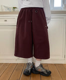 [unisex] Gineu Snap Button Bermuda Banding Pants