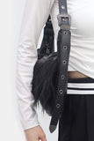 Kaon Fur Shoulder Bag