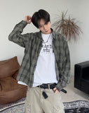 Kaan Cutting Check Shirt