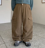 Nerow Cotton Wide Cargo Pants
