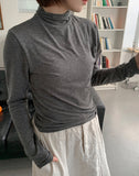 Nanato Color Span Polar Long Sleeve Tee