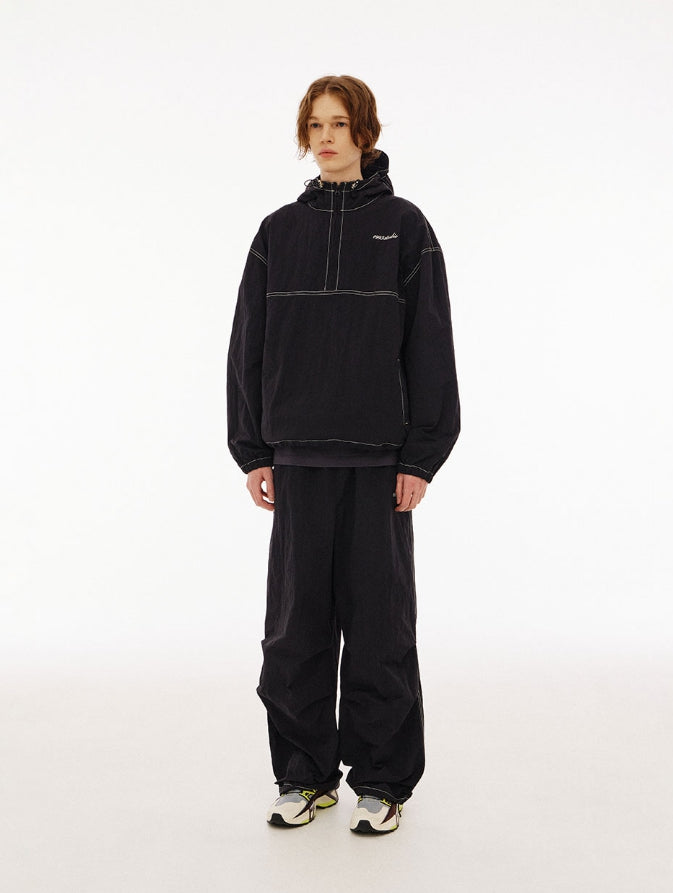 【1993studio】24SS★ Color Matching Stitch Hood Anorak 1993studio(1993スタジオ) - カラーステッチフードアノラック