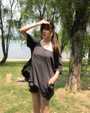 Ribe Shirred Boat Neck Pocket Short Sleeve