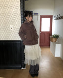 Zefu Pigment Washing Hooded Jacket