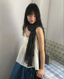 Zerni V-neck Lace Bustier Layered Sleeveless