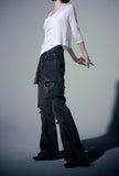 Layered Flare Jeans