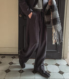 Sein Pintuck Wide Slacks