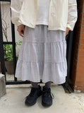 Saya Tiered Banding Midi Skirt
