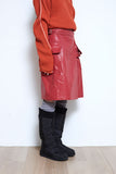 padded fur long boots